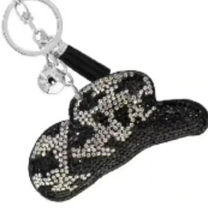 Cowgirl Hat Keychain